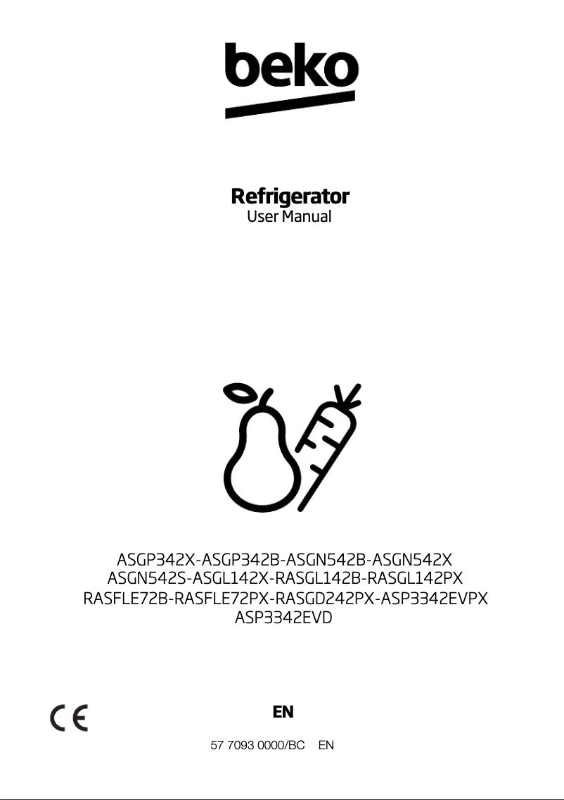 Image de la première page du manuel de l'appareil ASP3342EVD