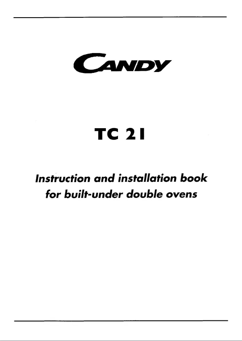 Image de la première page du manuel de l'appareil TC 21 W UK