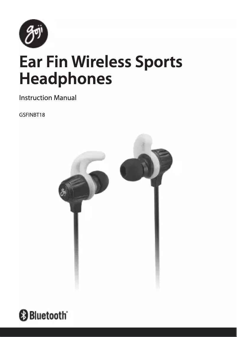 Page 1 de la notice Manuel utilisateur Goji GSFINBT18