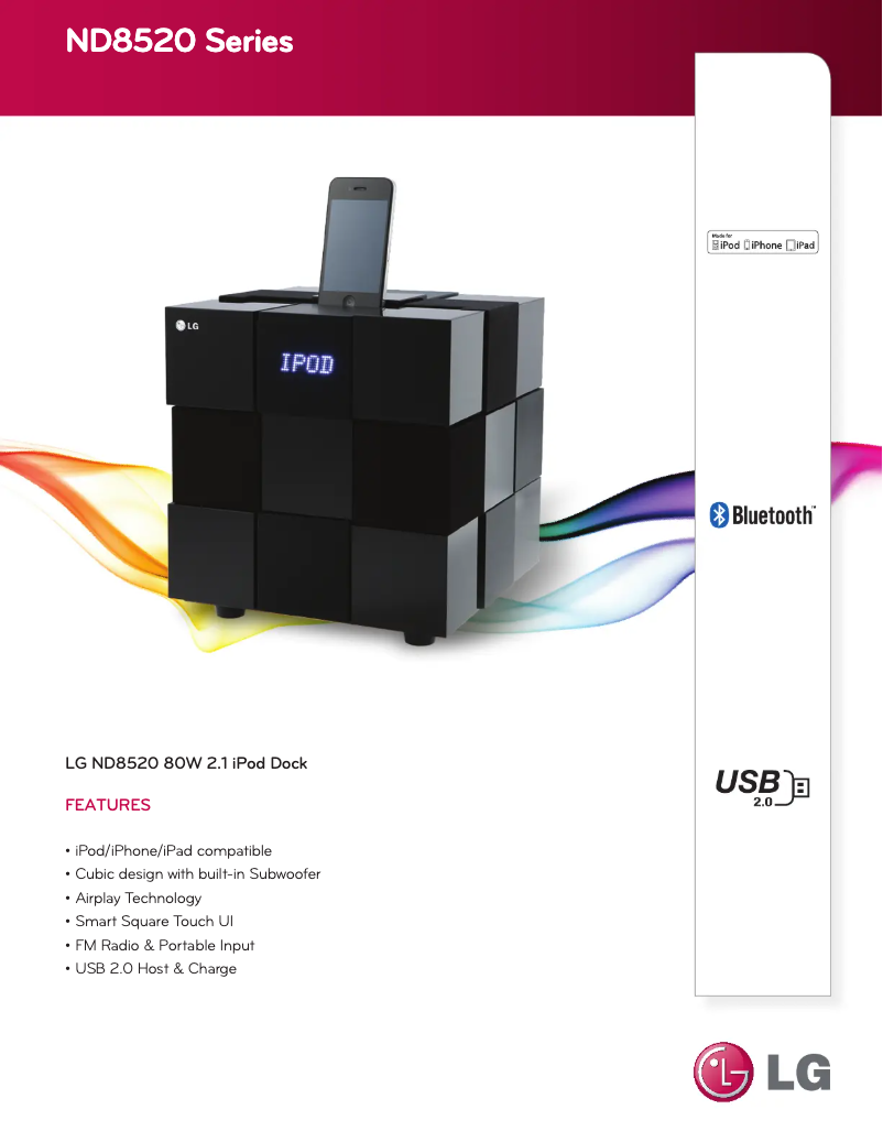 Image de la première page du manuel de l'appareil ND8520