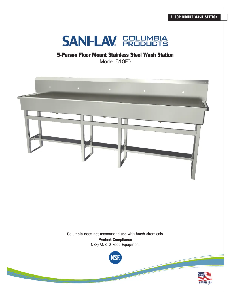 Imagen de la primera página del manual del dispositivo 510F0