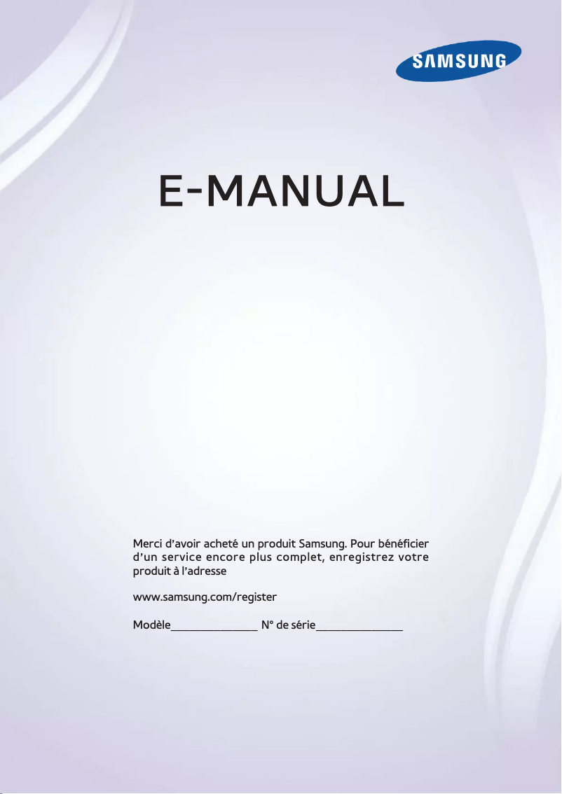 Image de la première page du manuel de l'appareil UA75F8200AR