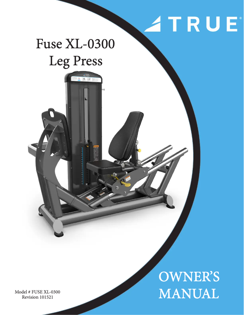 Page n°1 - Manuel utilisateur True XL-0300