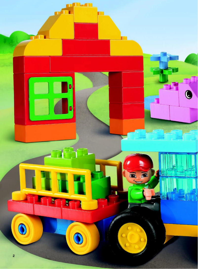 Image de la première page du manuel de l'appareil ® DUPLO® Farm Building Set