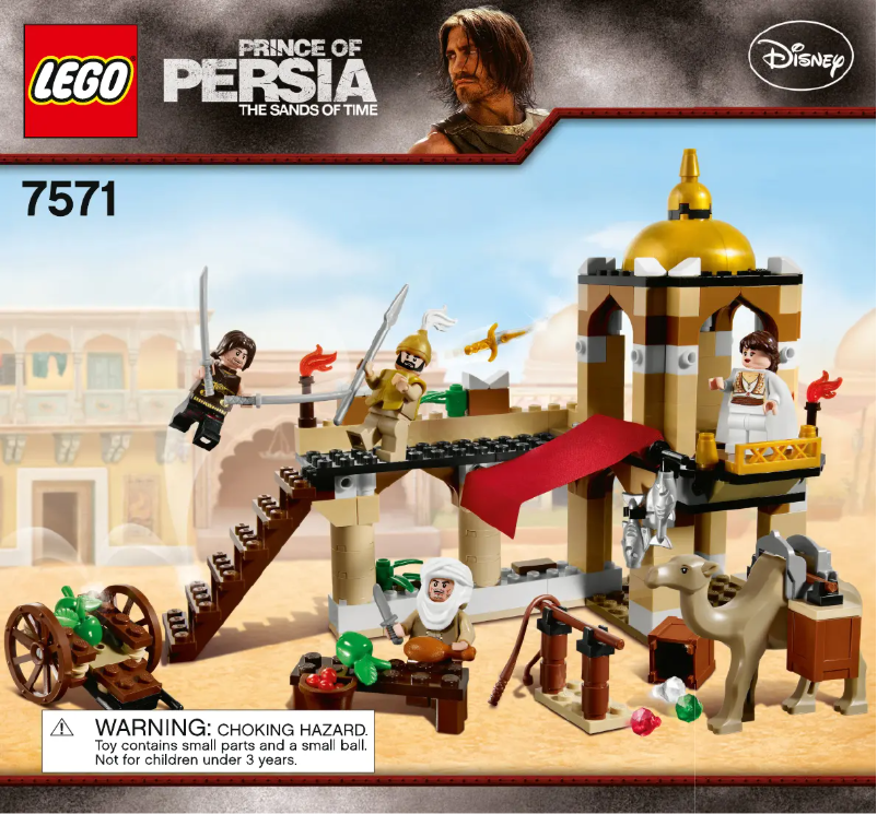 Page 1 de la notice Manuel utilisateur Lego Prince Of Persia 7571