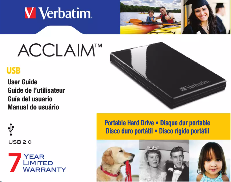 Page 1 de la notice Manuel utilisateur Verbatim Acclaim 97393