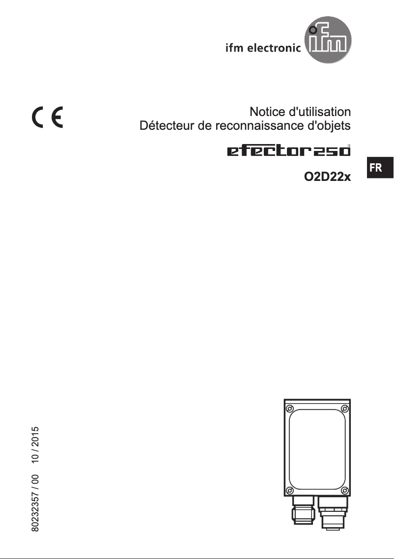 Page n°1 - Manuel utilisateur IFM O2D229