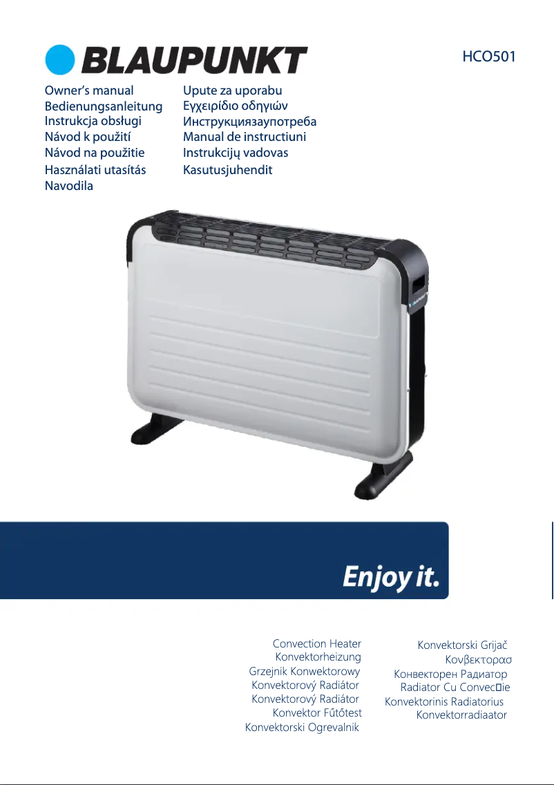 Image de la première page du manuel de l'appareil HCO501