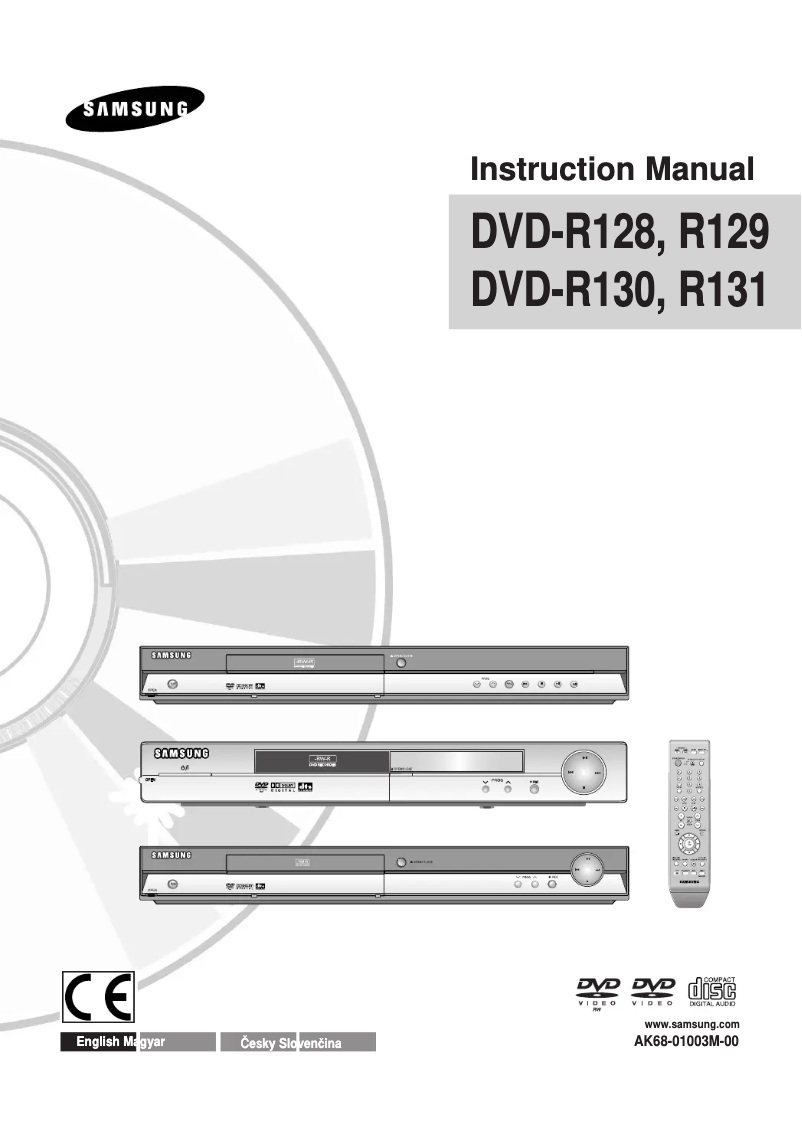 Page n°1 - Manuel utilisateur Samsung DVD-R131