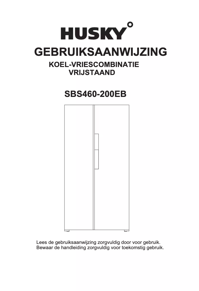Page n°1 - Manuel utilisateur Husky SBS460-200EB