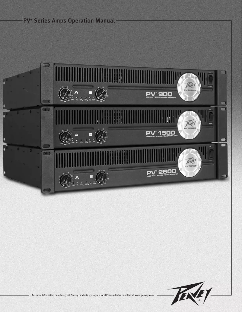 Imagen de la primera página del manual del dispositivo PV 900