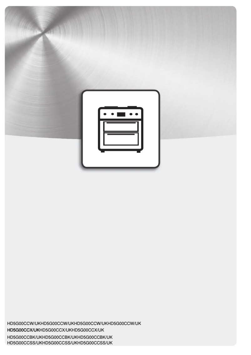 Page n°1 - Instructions / montage Hotpoint HD5G00CCSS/UK