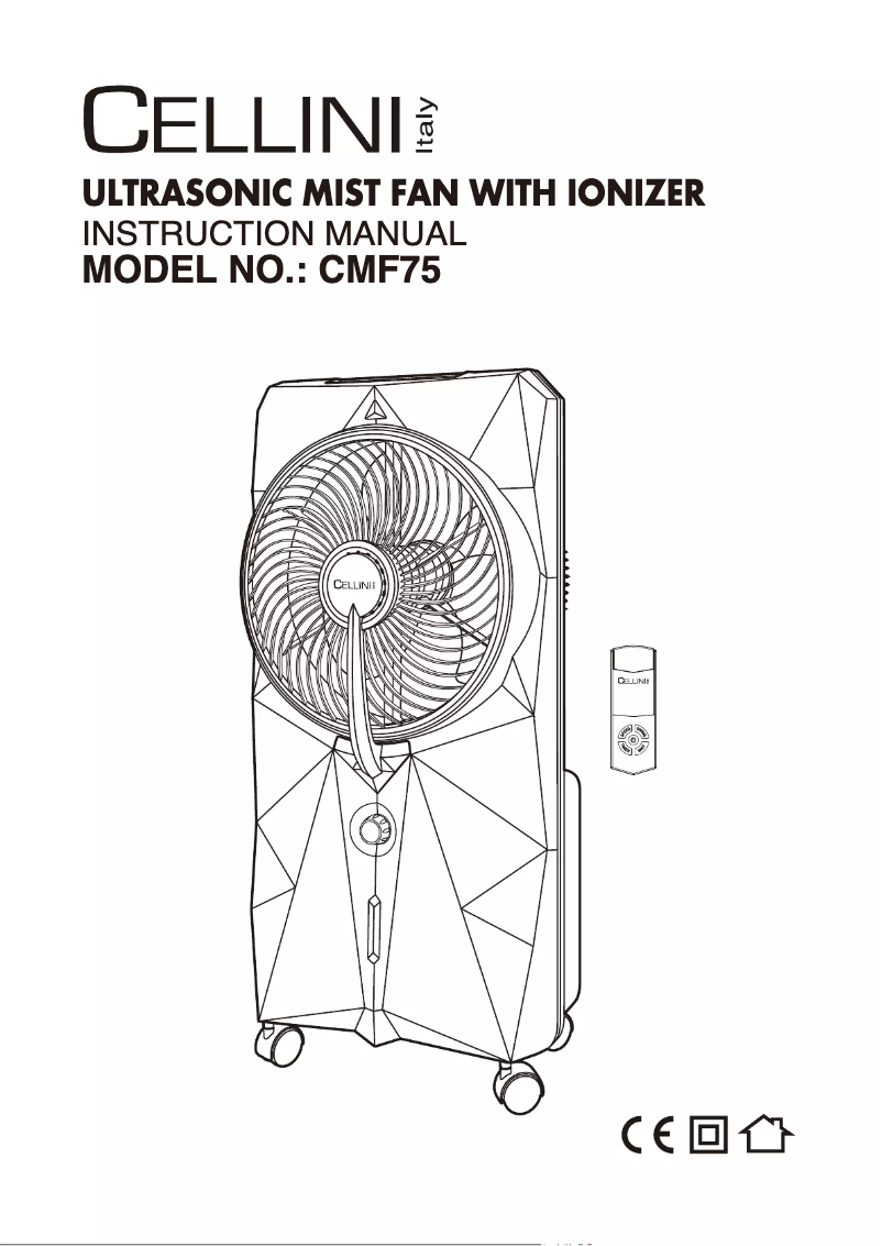 Page 1 de la notice Manuel utilisateur Cellini CMF75