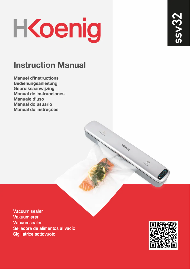 Image de la première page du manuel de l'appareil SSV32