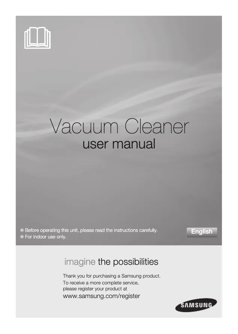 Page 1 de la notice Manuel utilisateur Samsung SC4520