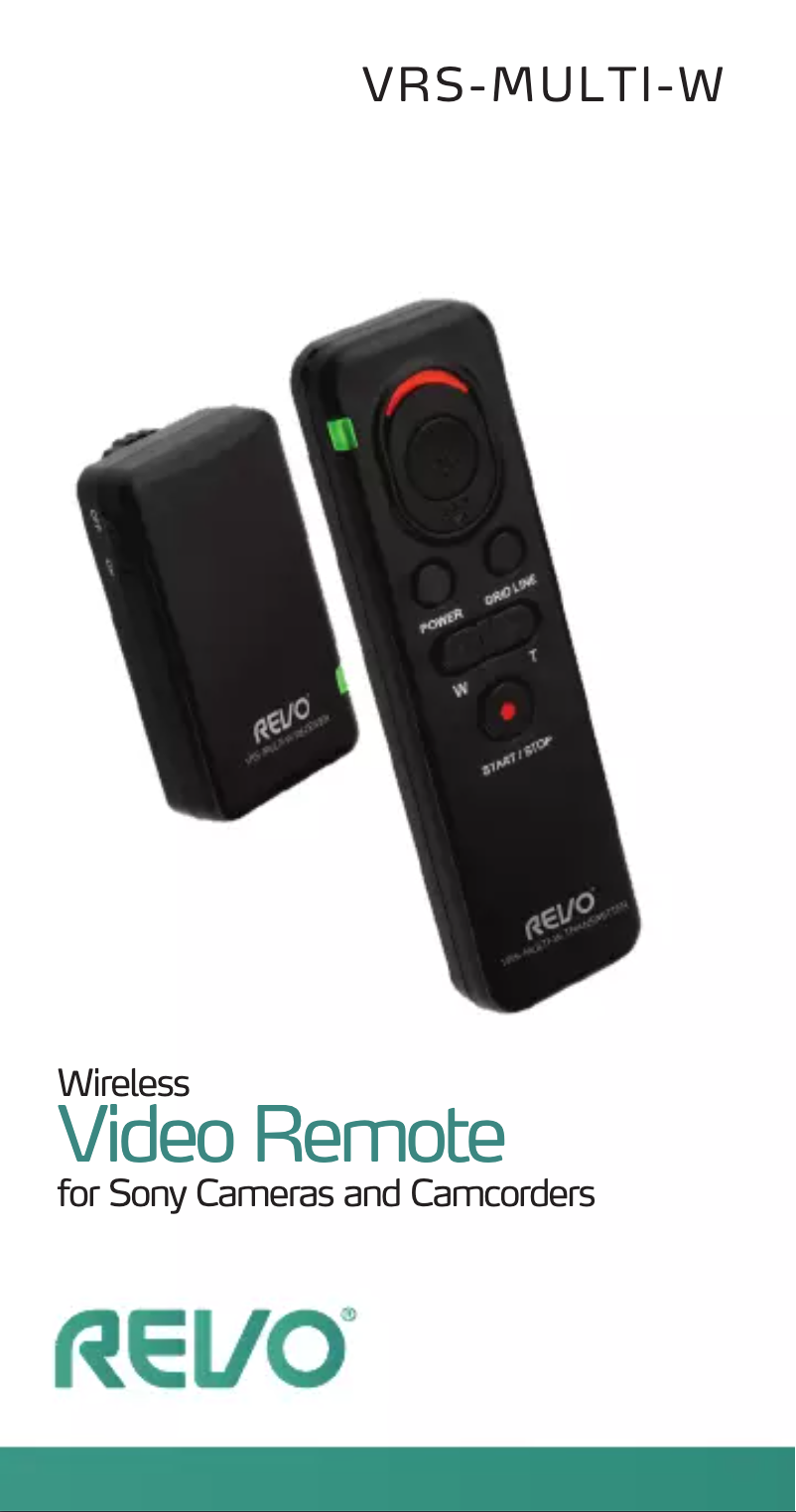 Página 1 del manual Manual de usuario REVO VRS-MULTI-W