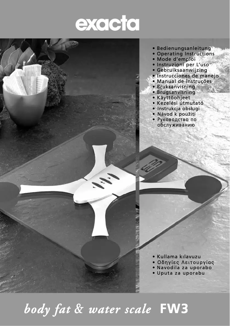 Page 1 de la notice Manuel utilisateur Exacta FW3