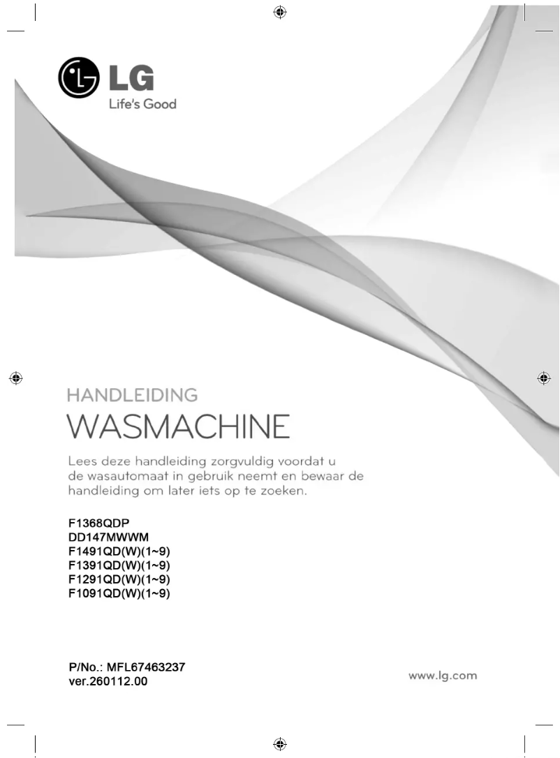 Page 1 de la notice Manuel utilisateur LG F1391