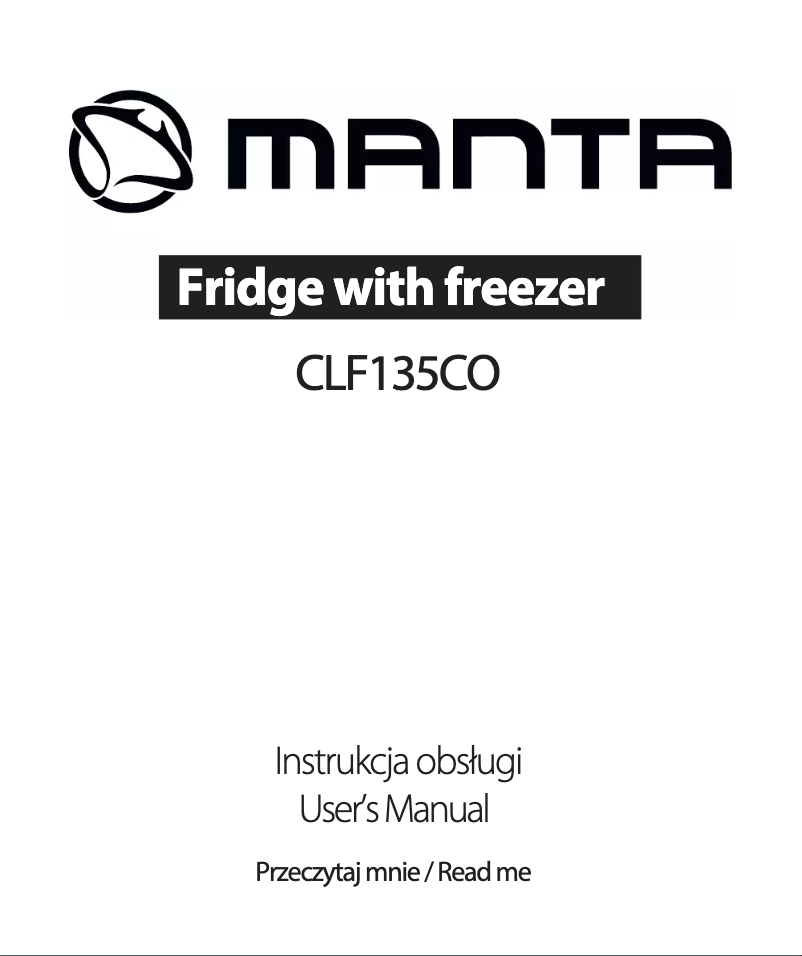 Page n°1 - Manuel utilisateur Manta CLF135CO