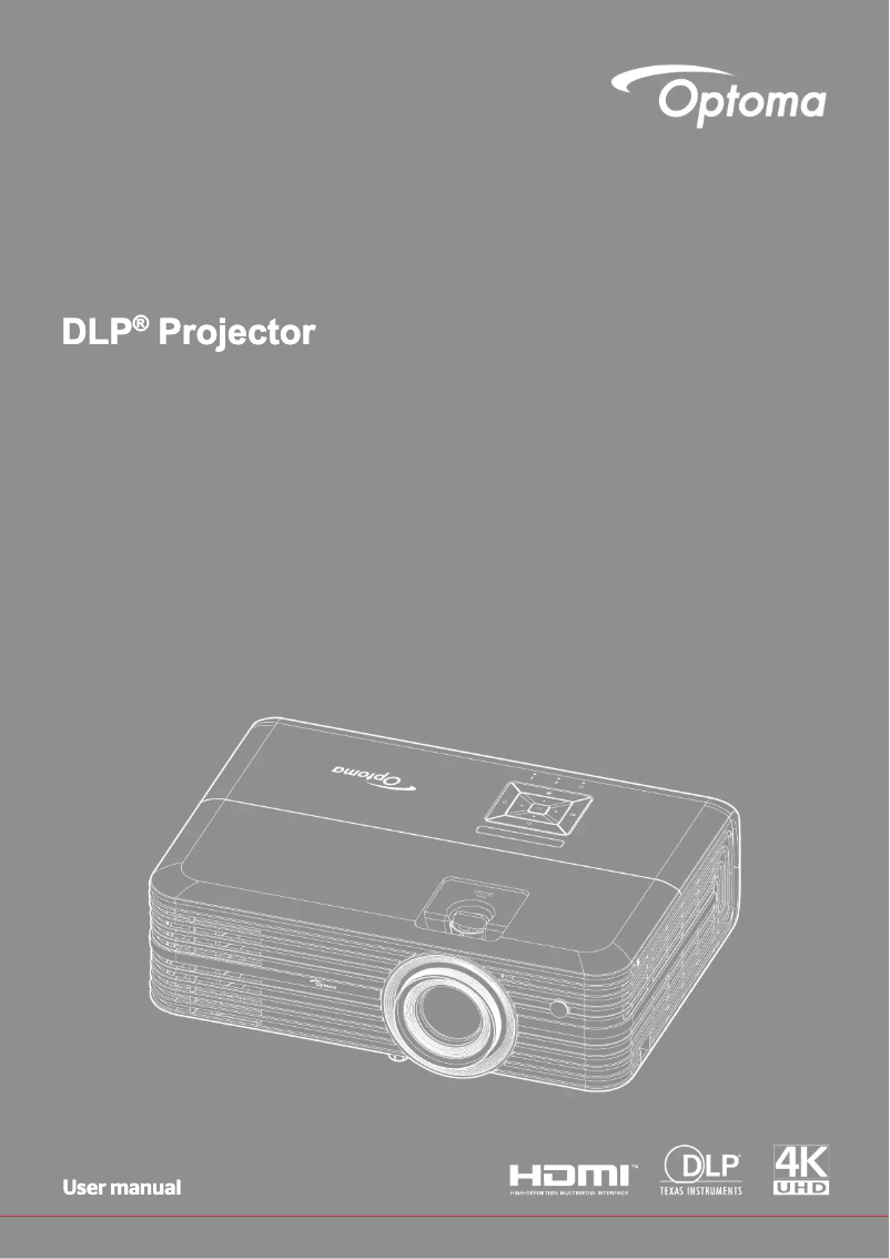Image de la première page du manuel de l'appareil UHD50