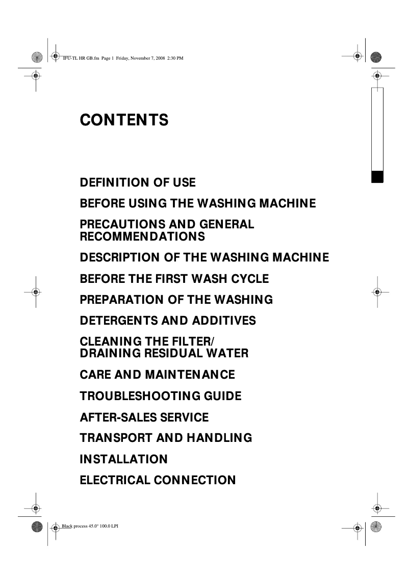 Página 1 del manual Manual de usuario Whirlpool AWE 5100