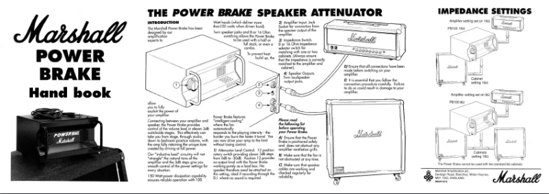Image de la première page du manuel de l'appareil Power Brake