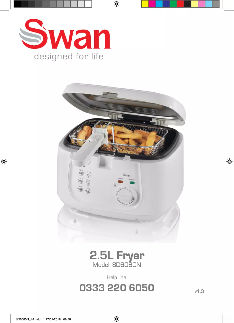 Page 1 de la notice Manuel utilisateur Swan SD6080BLKN