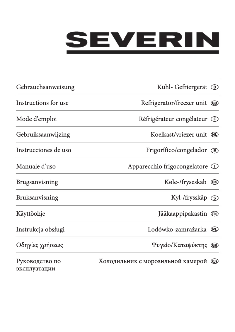 Image de la première page du manuel de l'appareil KS 9768