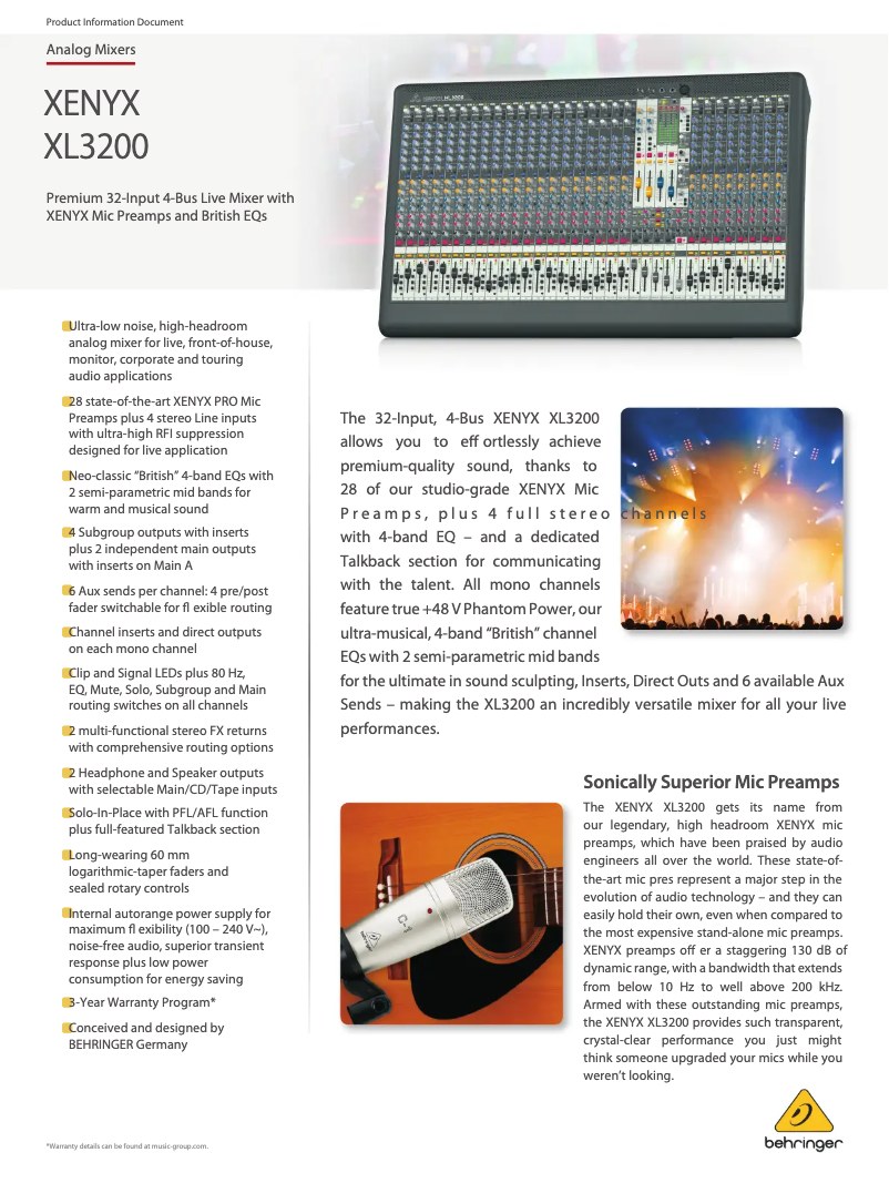 Image de la première page du manuel de l'appareil XL3200