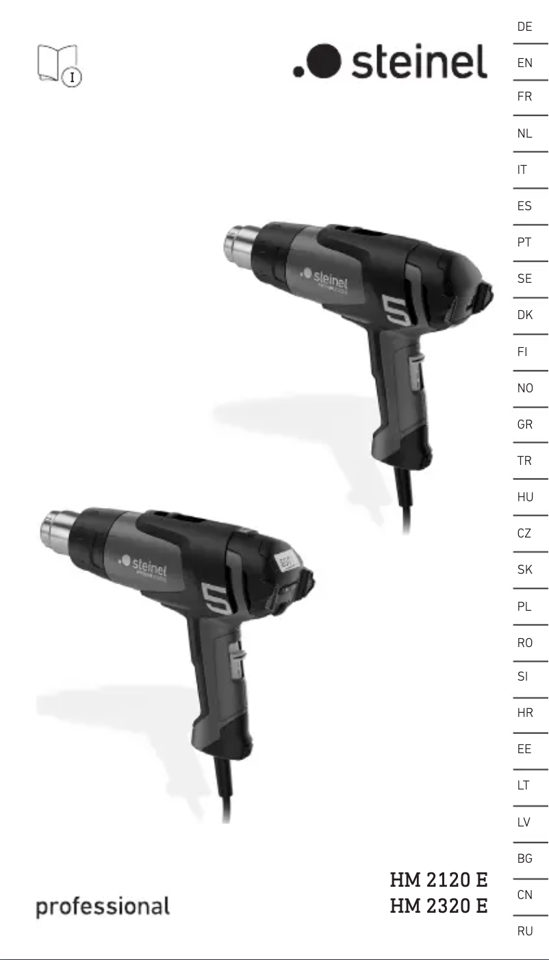 Página 1 del manual Manual de usuario Steinel PRO HM 2320 E