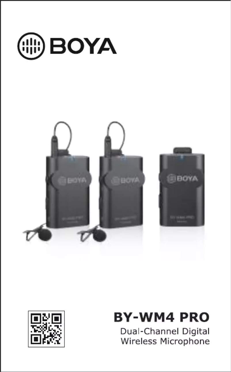 Page n°1 - Manuel utilisateur BOYA BY-WM4 PRO-K1