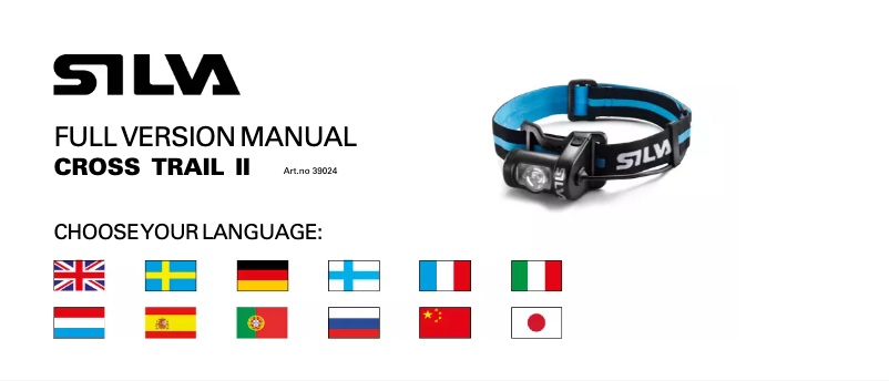 Image de la première page du manuel de l'appareil Cross Trail II