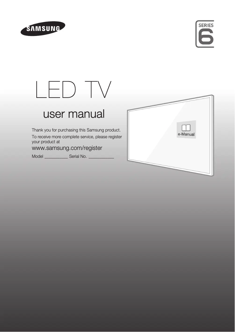 Page n°1 - Manuel utilisateur Samsung UE48J6200AK