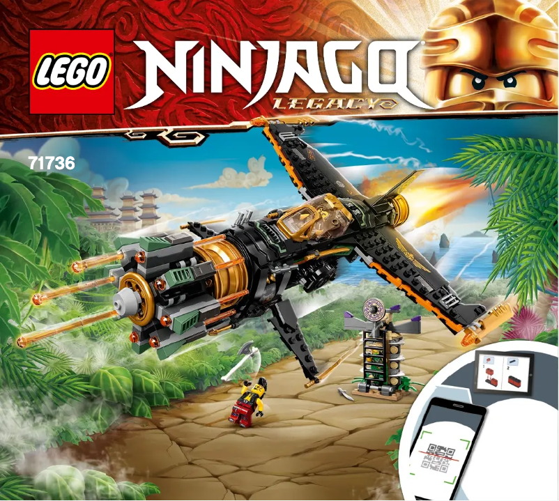 Image de la première page du manuel de l'appareil Ninjago 71736