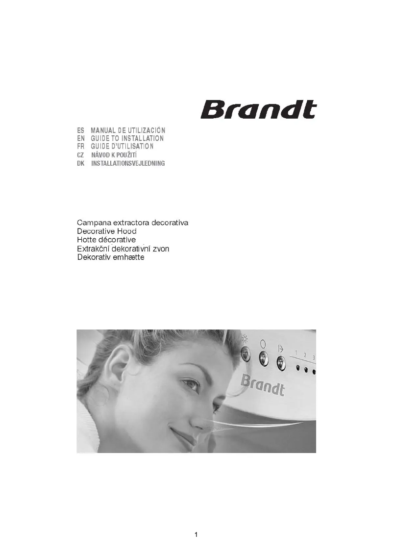 Page n°1 - Manuel utilisateur Brandt AD1516X