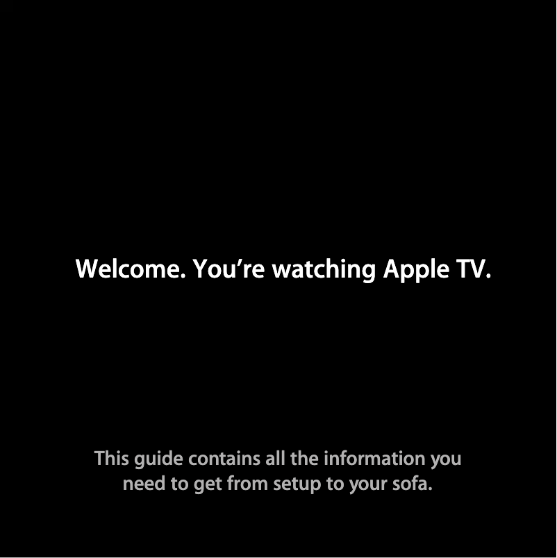 Page n°1 - Manuel utilisateur Apple TV 4K (3rd gen)
