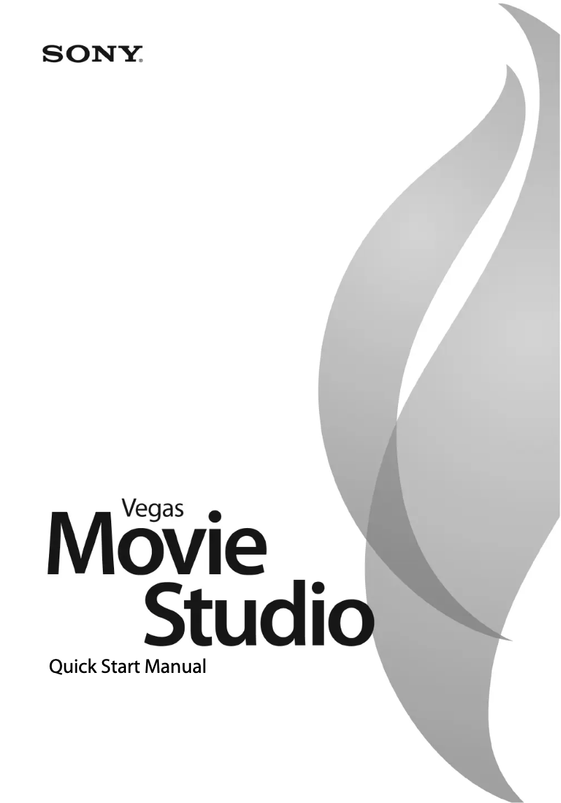 Page n°1 - Manuel utilisateur Sony Vegas Movie Studio 8.0