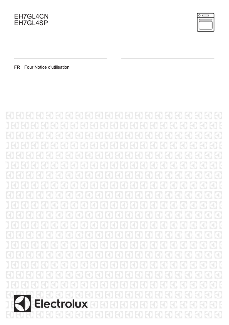 Page 1 de la notice Manuel utilisateur Electrolux EH7GL4SP
