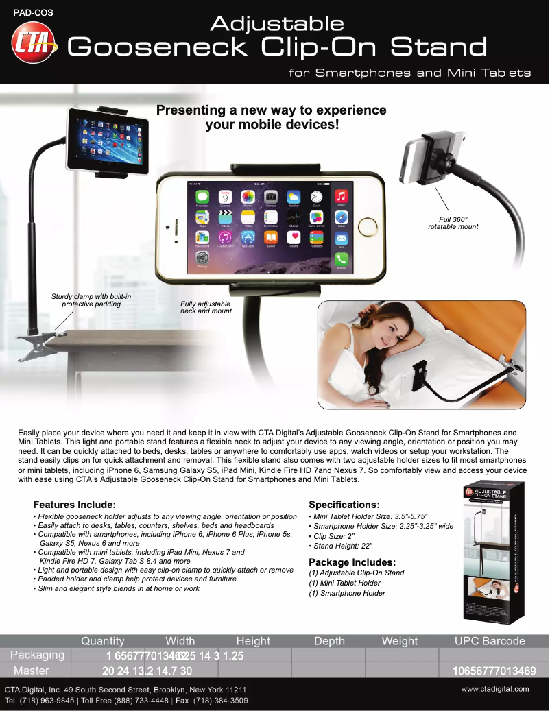 Image de la première page du manuel de l'appareil PAD-COS