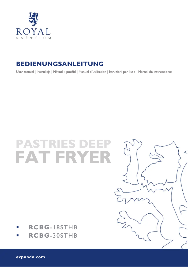 Imagen de la primera página del manual del dispositivo RCBG-30STHB