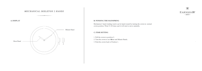 Image de la première page du manuel de l'appareil ES-8061-SETA-05