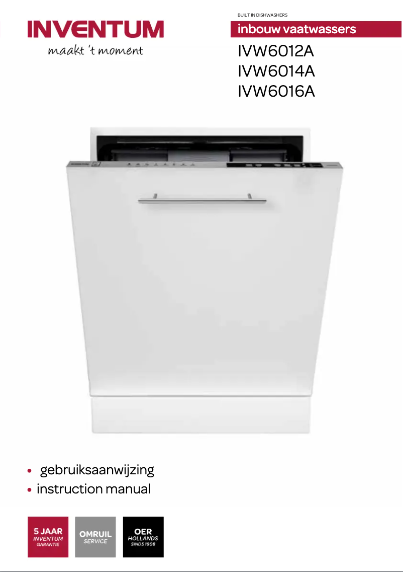 Page n°1 - Manuel utilisateur Inventum IVW6014A