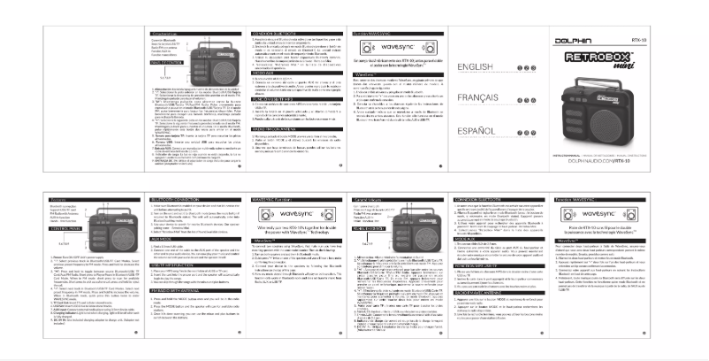 Página 1 del manual Manual de usuario Dolphin Retrobox Mini RTX-10
