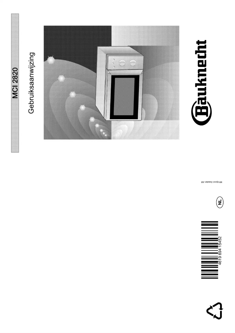 Página 1 del manual Manual de usuario Bauknecht MCI 2820