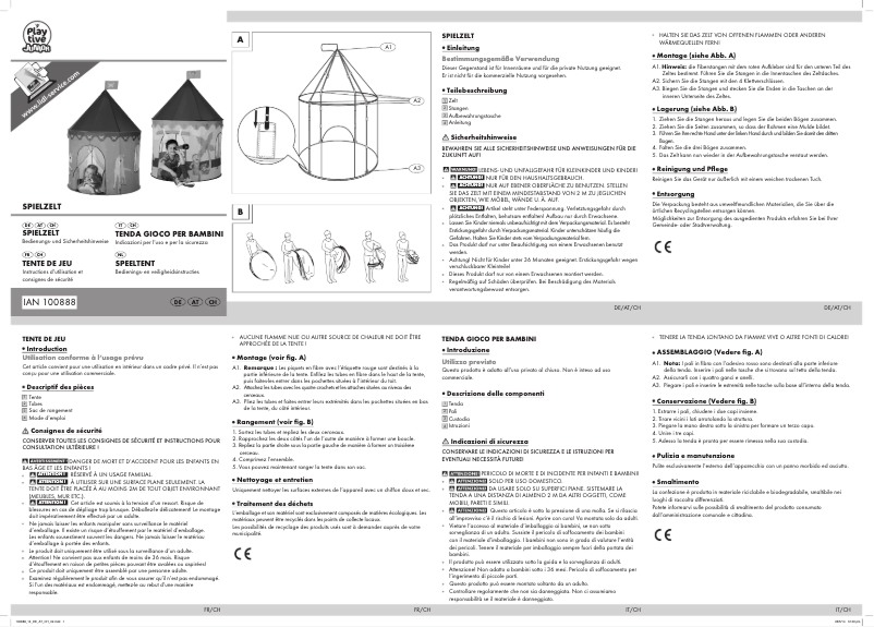 Página 1 del manual Manual de usuario Playtive Z31644A