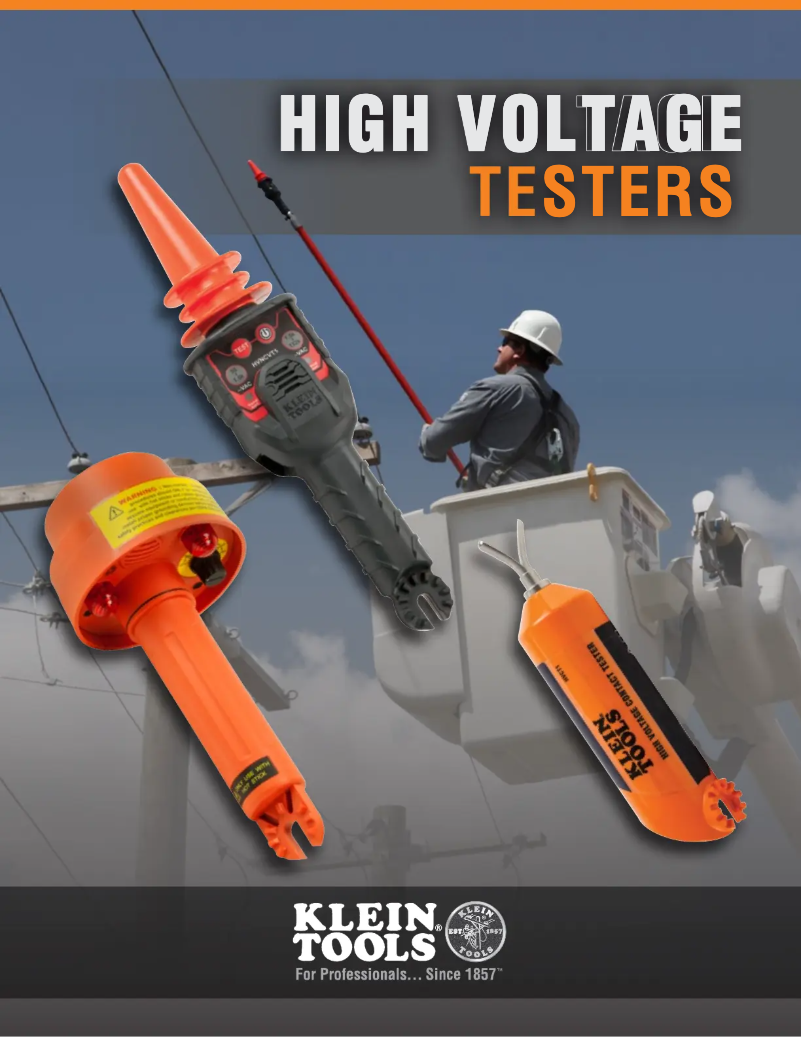 Page 1 de la notice Brochure Klein Tools HVNCVT-1
