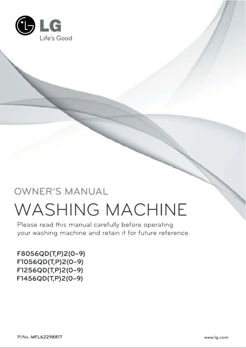 Page n°1 - Manuel utilisateur LG F1056QDT21