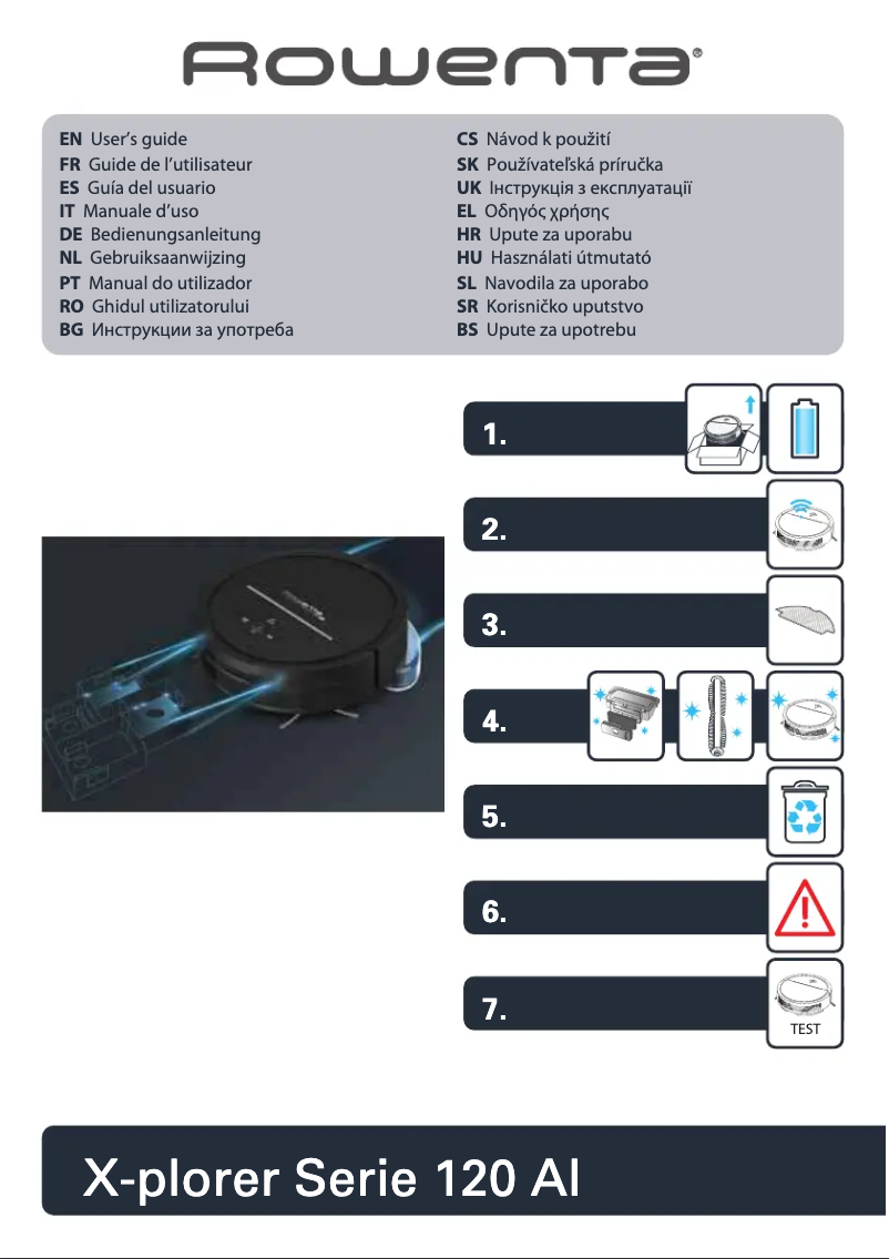 Page n°1 - Manuel utilisateur Rowenta X-Plorer Serie 120 Ai RR7875