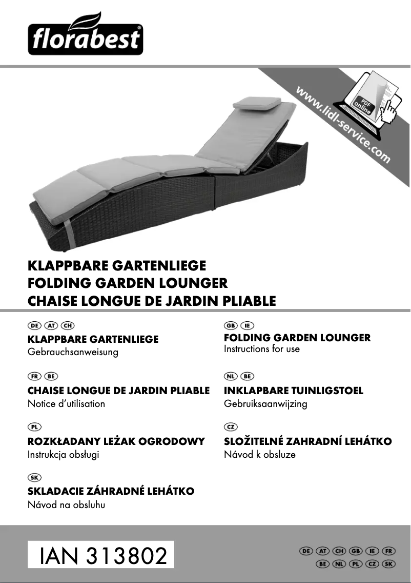 Image de la première page du manuel de l'appareil IAN 313802