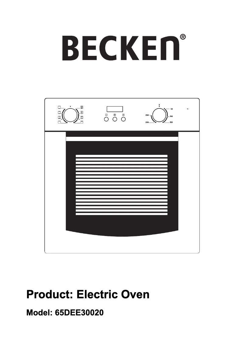 Page 1 de la notice Manuel utilisateur Becken MFD8F8F